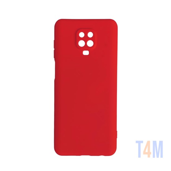 Funda de Silicona para Xiaomi Redmi Note 9S/Note 9 Pro Rojo